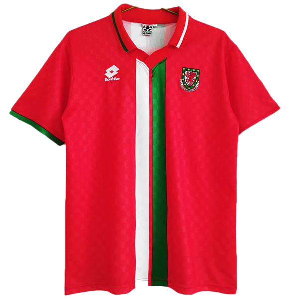 Wales home retro jersey soccer match men's first sportswear football shirt 1996-1998